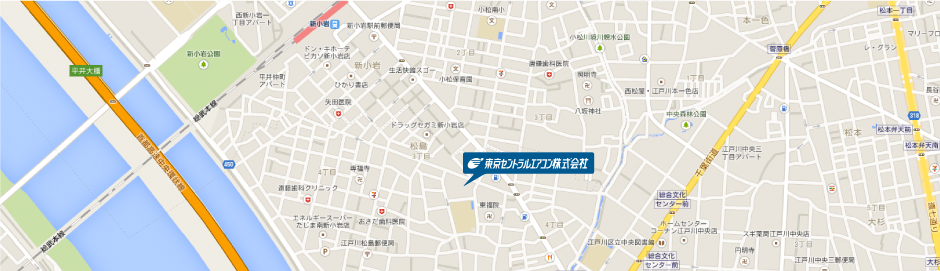 東京セントラルエアコン本社マップ